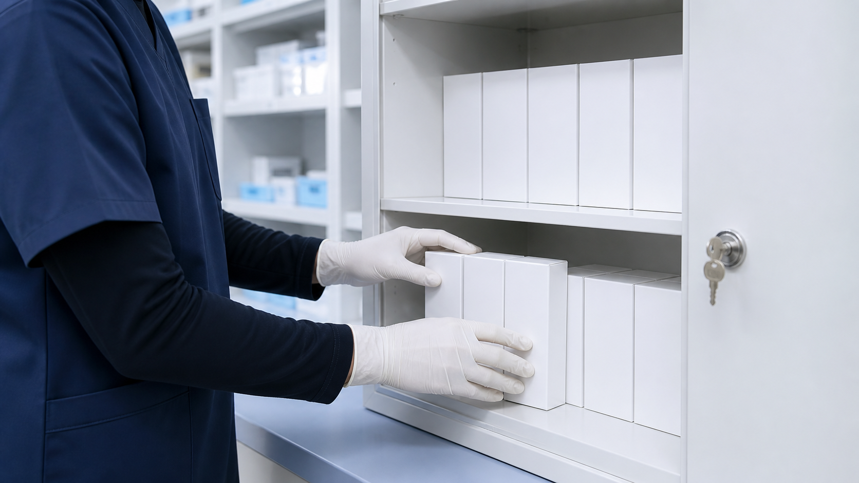 医療用医薬品を適切に保管し管理するイメージ