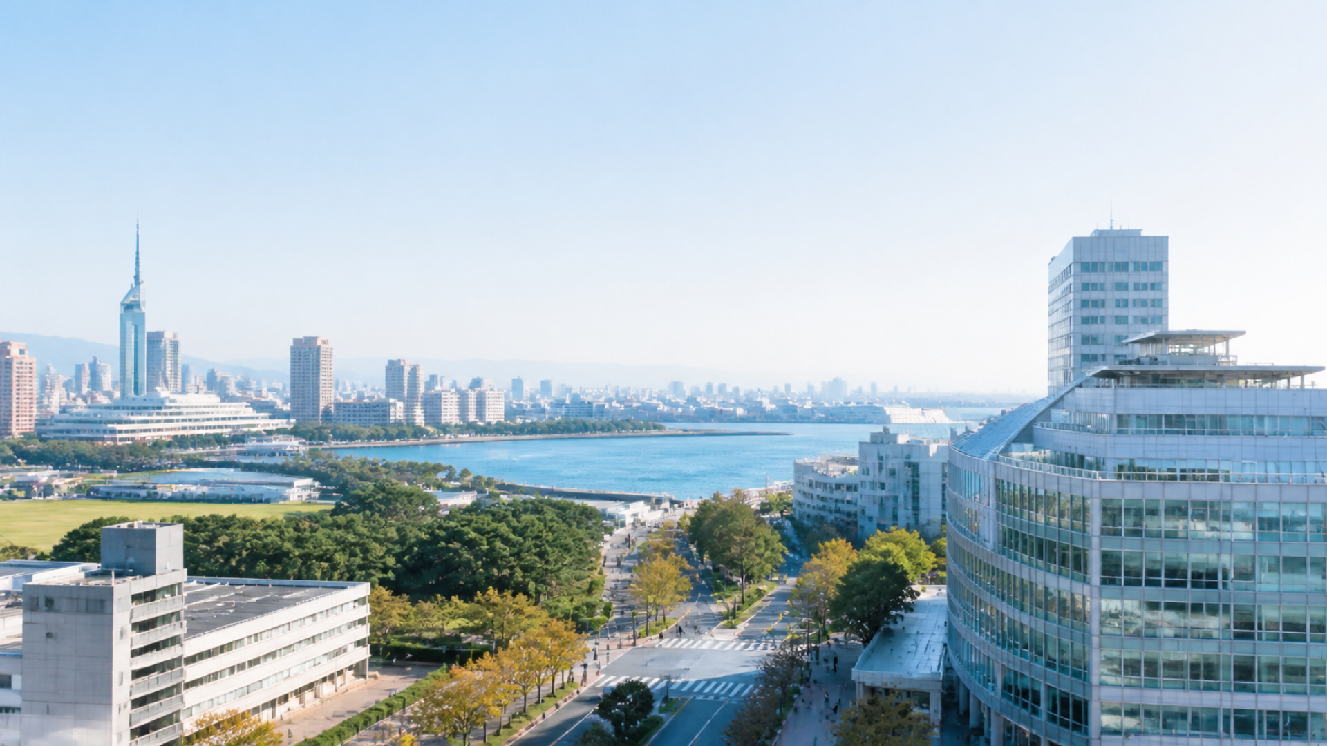 福岡市の街並み